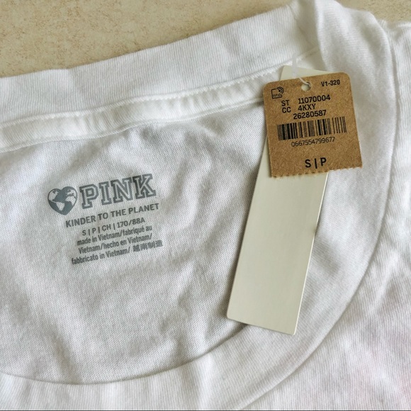 NWT VS PINK Campus Rainbow Gradient Tee(S) + Tank(M) + Leggings(M) SET - Picture 8 of 16